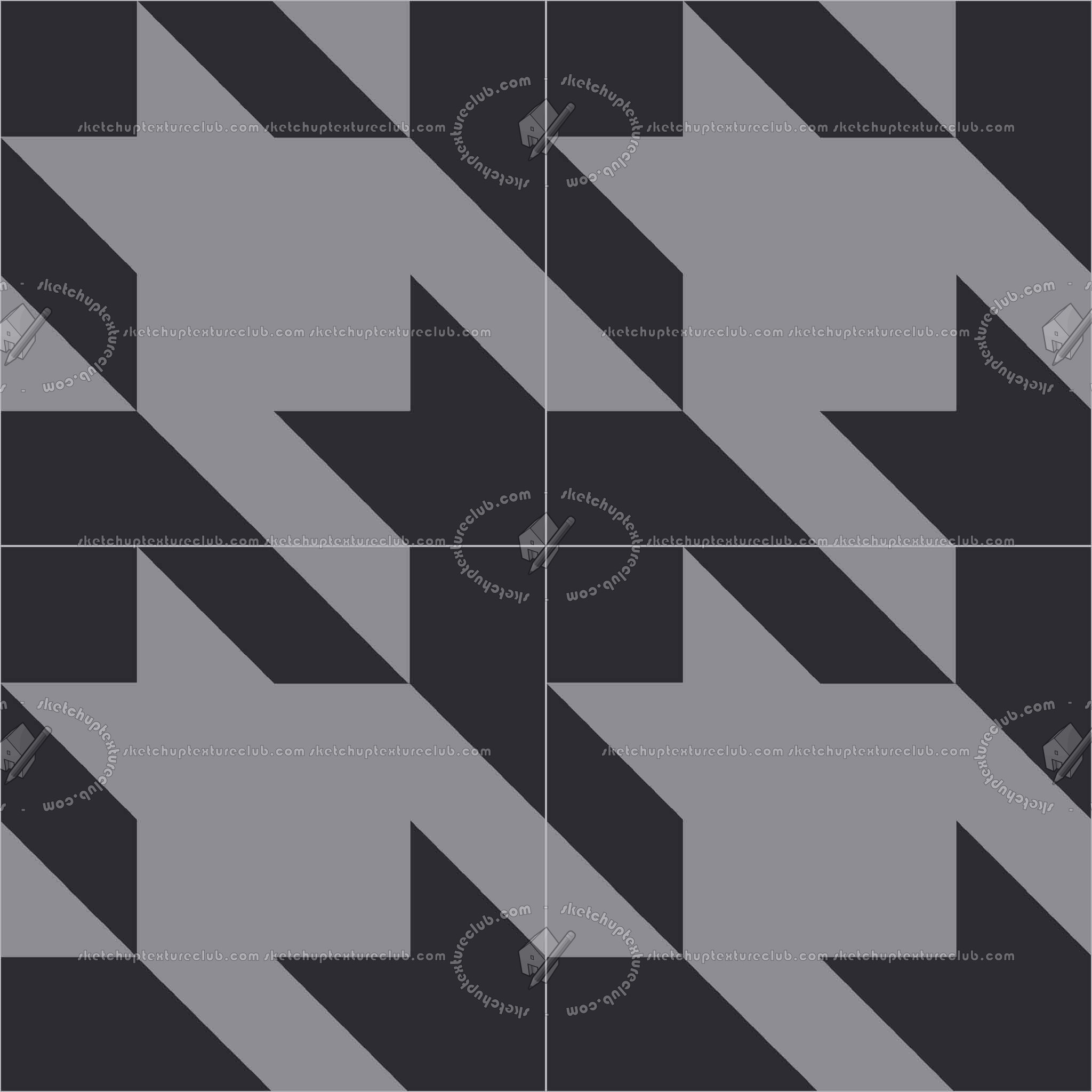 houndstooth pack tiles seamless texture 00033 - 14 - cement tiles texture seamless px 2048x2048
