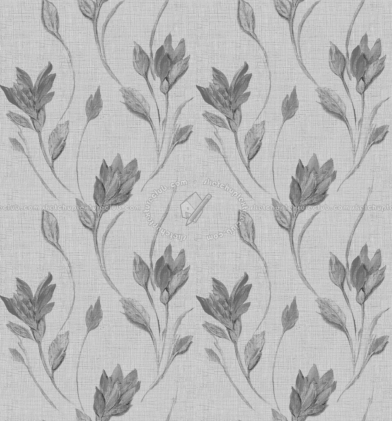 Textures   -   MATERIALS   -   WALLPAPER   -   Parato Italy   -   Immagina  - Flower wallpaper immagina by parato texture seamless 11372 - Specular