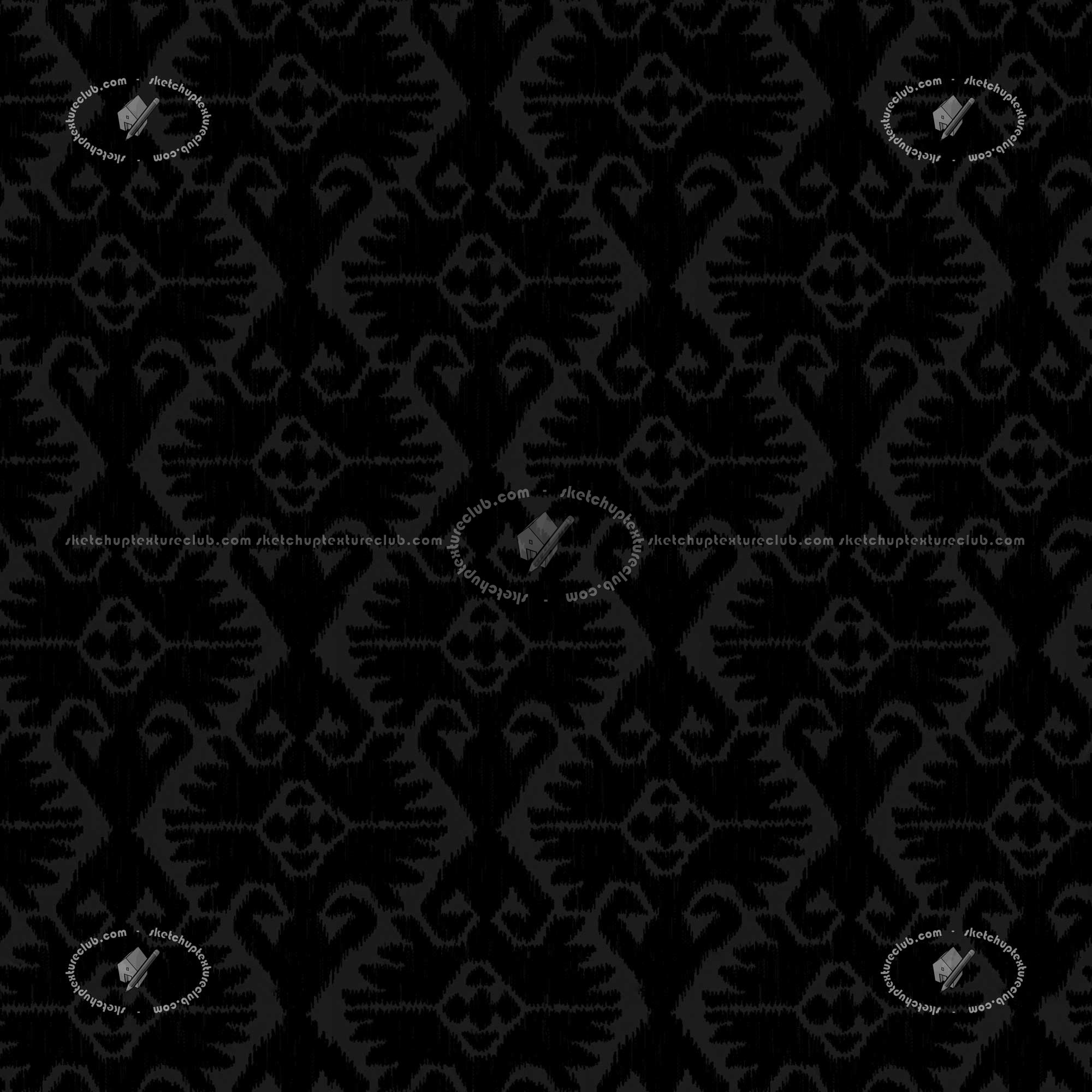 Textures   -   MATERIALS   -   FABRICS   -   Geometric patterns  - Green covering fabric geometric jacquard texture seamless 20937 - Specular