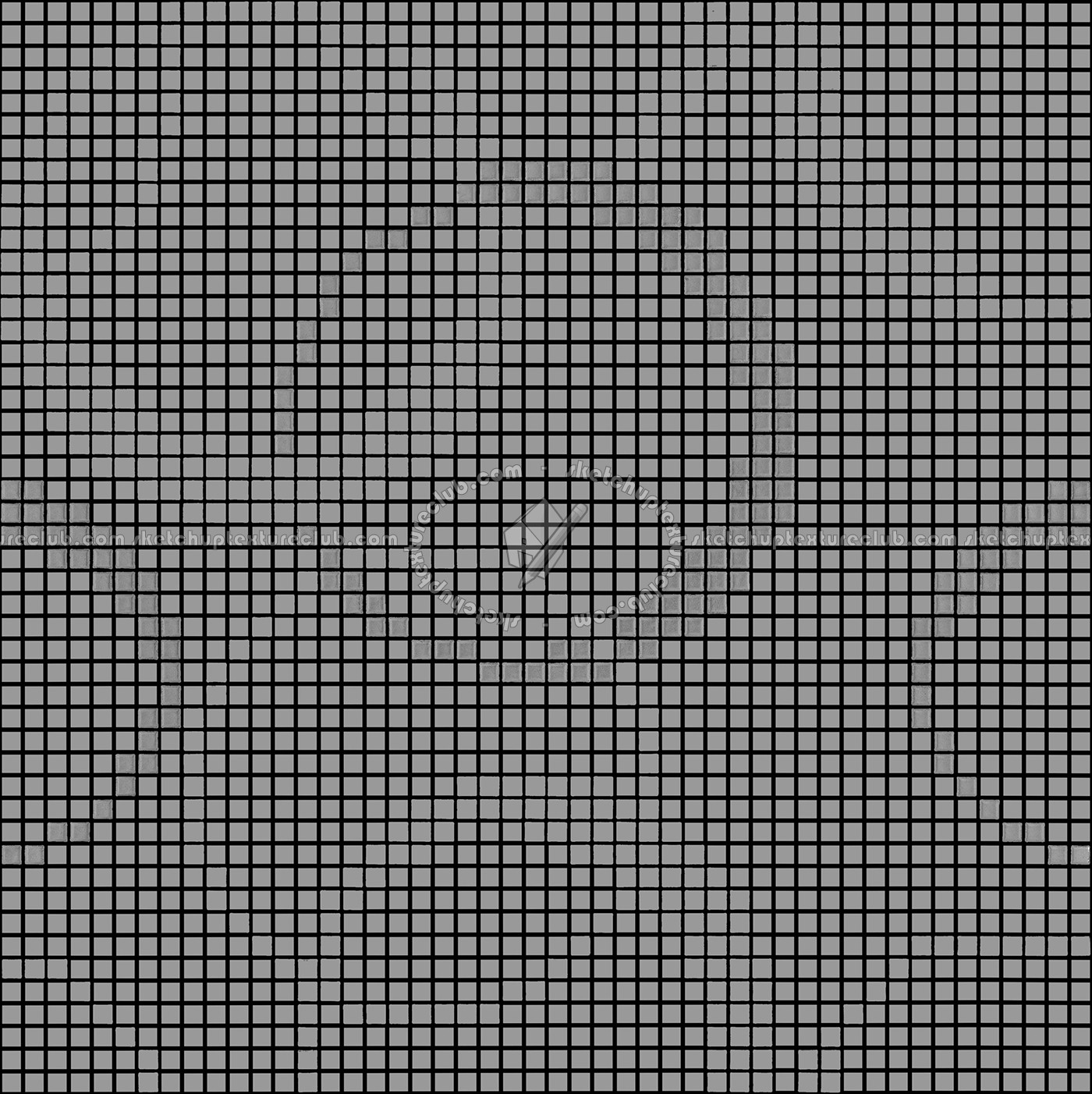 Textures   -   ARCHITECTURE   -   TILES INTERIOR   -   Mosaico   -   Classic format   -   Patterned  - Mosaico patterned tiles texture seamless 15026 - Bump