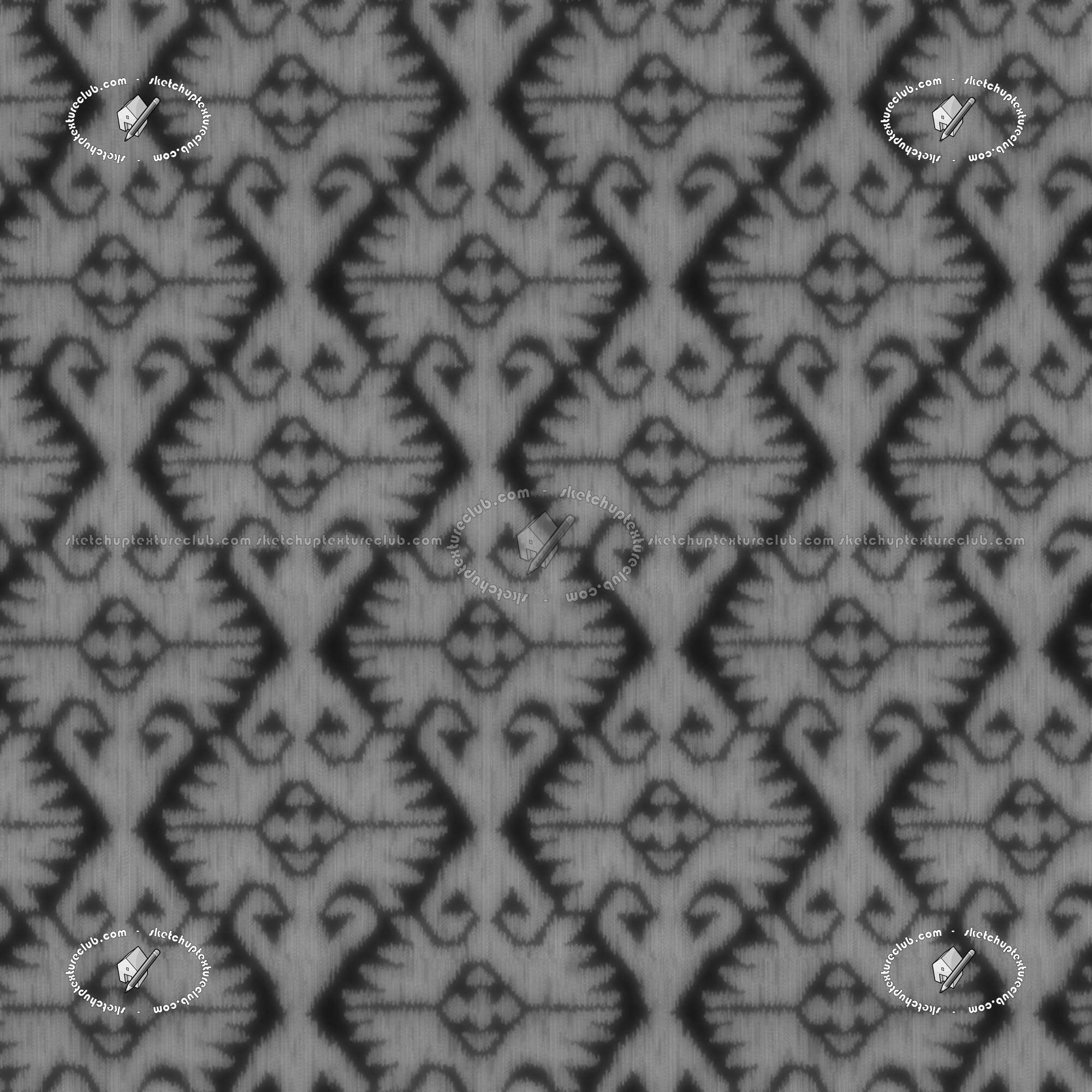 Textures   -   MATERIALS   -   FABRICS   -   Geometric patterns  - Blue covering fabric geometric jacquard texture seamless 20938 - Bump