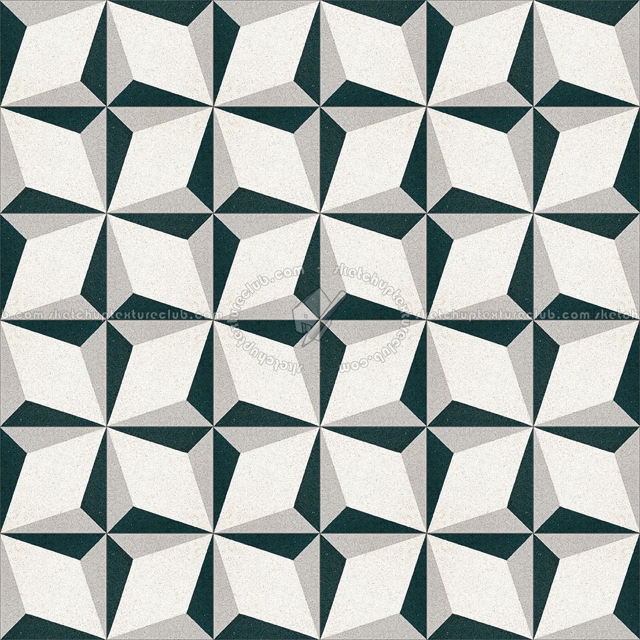 Textures   -   ARCHITECTURE   -   TILES INTERIOR   -   Cement - Encaustic   -   Cement  - Cement concrete tile texture seamless 13317 (seamless)