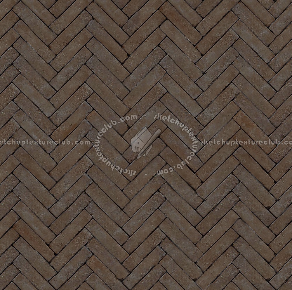 Textures   -   ARCHITECTURE   -   PAVING OUTDOOR   -   Terracotta   -   Herringbone  - Cotto paving herringbone outdoor texture seamless 06727 (seamless)