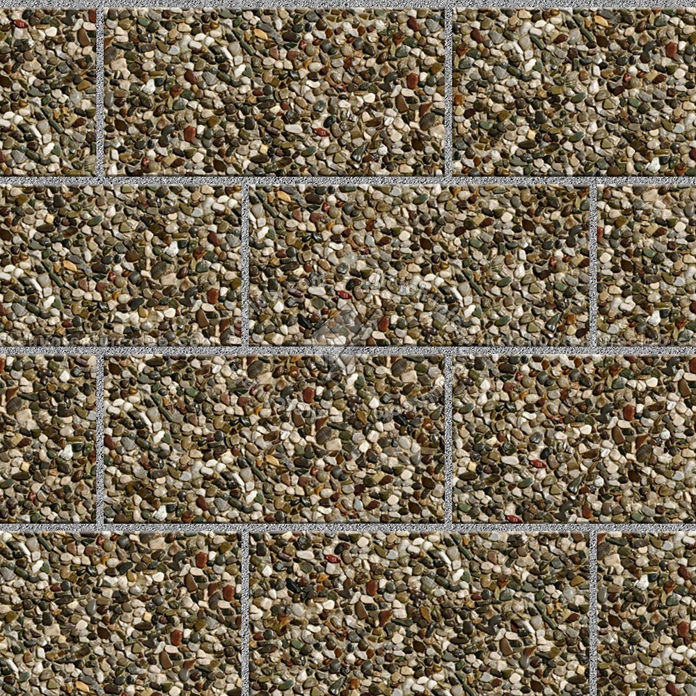 Textures   -   ARCHITECTURE   -   PAVING OUTDOOR   -   Washed gravel  - Washed gravel paving outdoor texture seamless 17852 (seamless)