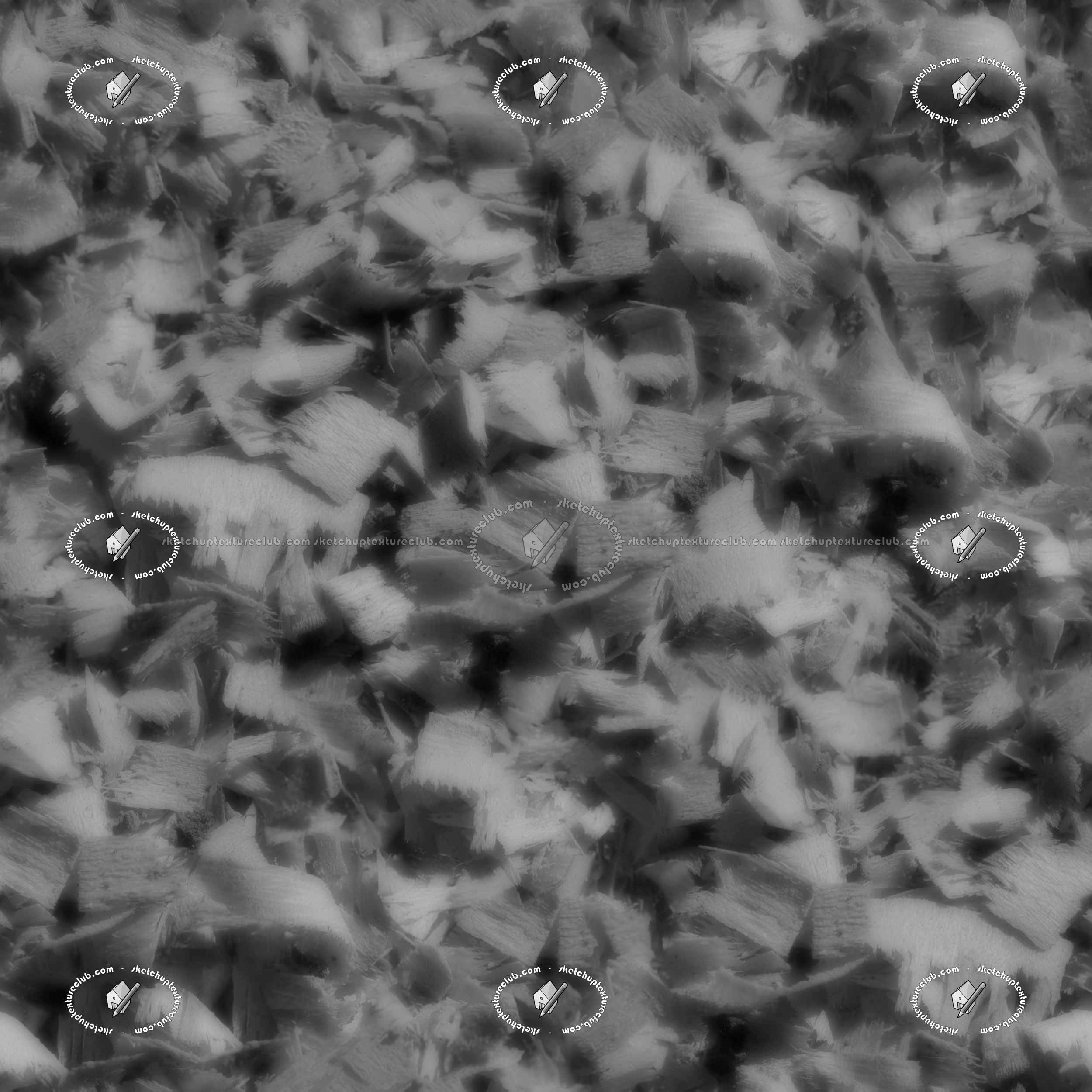 Textures   -   ARCHITECTURE   -   WOOD   -   Wood Chips - Mulch  - Wood chips texture seamless 21062 - Displacement