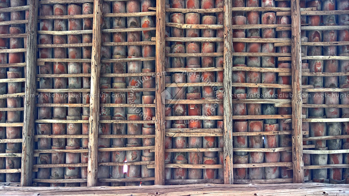 Textures   -   ARCHITECTURE   -   ROOFINGS   -   Inside roofings  - Wood inside roofing damaged texture 17457