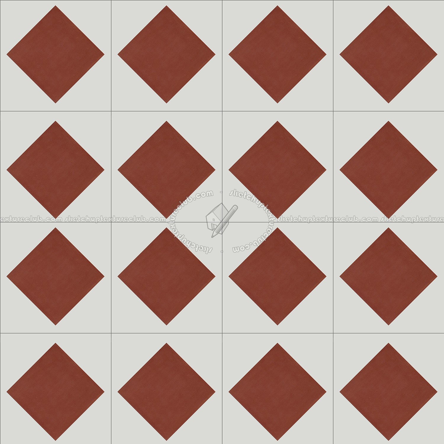 Textures   -   ARCHITECTURE   -   TILES INTERIOR   -   Cement - Encaustic   -   Checkerboard  - Checkerboard cement floor tile texture seamless 13401 (seamless)