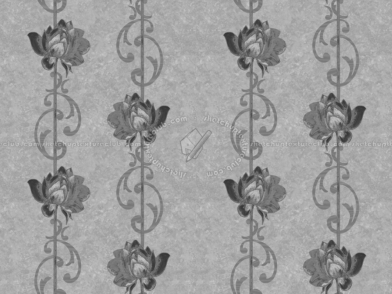Textures   -   MATERIALS   -   WALLPAPER   -   Parato Italy   -   Nobile  - Flower nobile wallpaper by parato texture seamless 11451 - Reflect