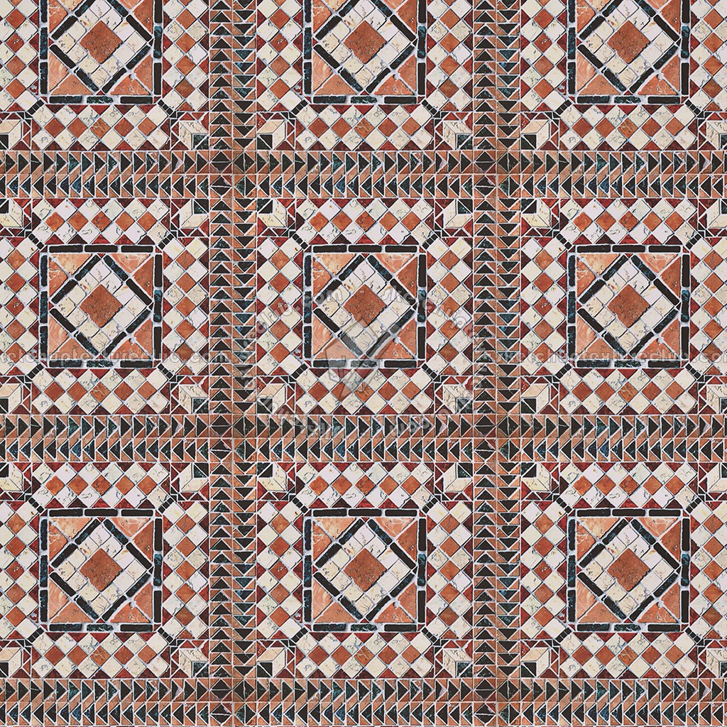 Textures   -   ARCHITECTURE   -   PAVING OUTDOOR   -   Mosaico  - Mosaic paving outdoor texture seamless 06043 (seamless)