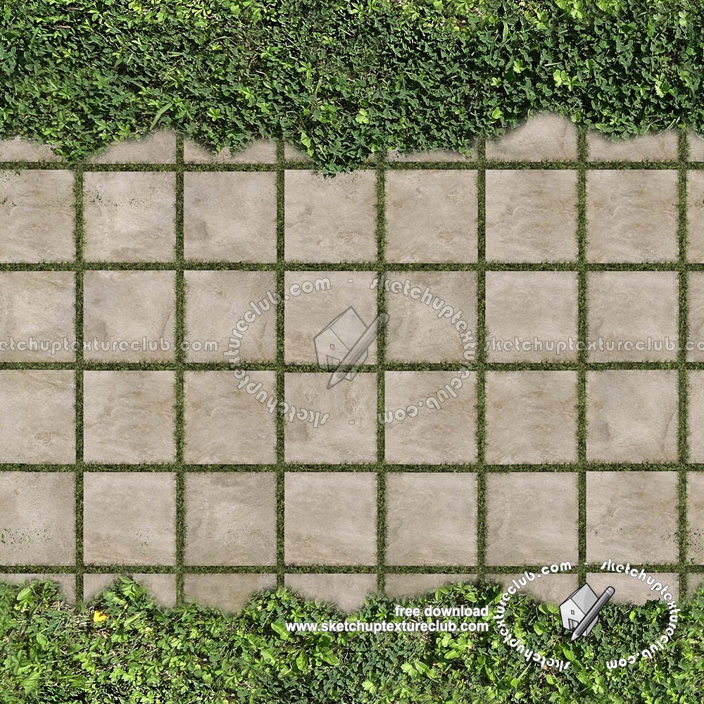 Textures   -   ARCHITECTURE   -   PAVING OUTDOOR   -   Parks Paving  - Park concrete paving texture seamless 18663 (seamless)