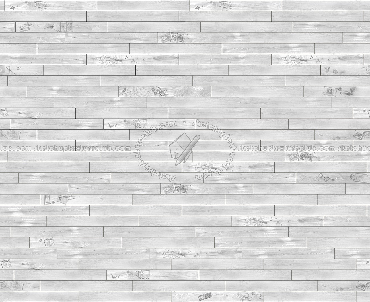 Textures   -   ARCHITECTURE   -   WOOD FLOORS   -   Decorated  - Parquet decorated texture seamless 04658 - Bump