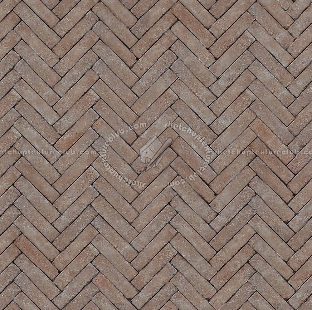 Textures   -   ARCHITECTURE   -   PAVING OUTDOOR   -   Terracotta   -   Herringbone  - Cotto paving herringbone outdoor texture seamless 06729 (seamless)