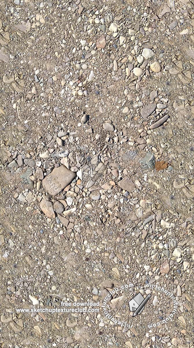 Textures   -   ARCHITECTURE   -   ROADS   -   Dirt Roads  - Dirt road with stones texture seamless 20457 (seamless)