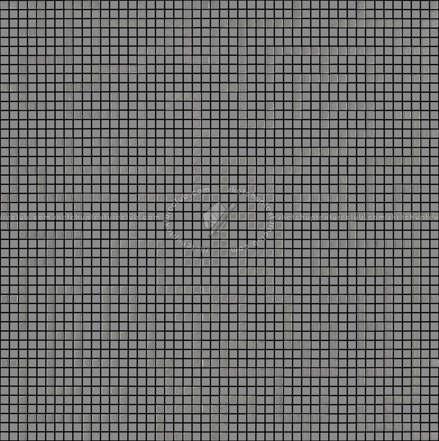 Textures   -   ARCHITECTURE   -   TILES INTERIOR   -   Mosaico   -   Classic format   -   Patterned  - Mosaico patterned tiles texture seamless 15029 - Bump