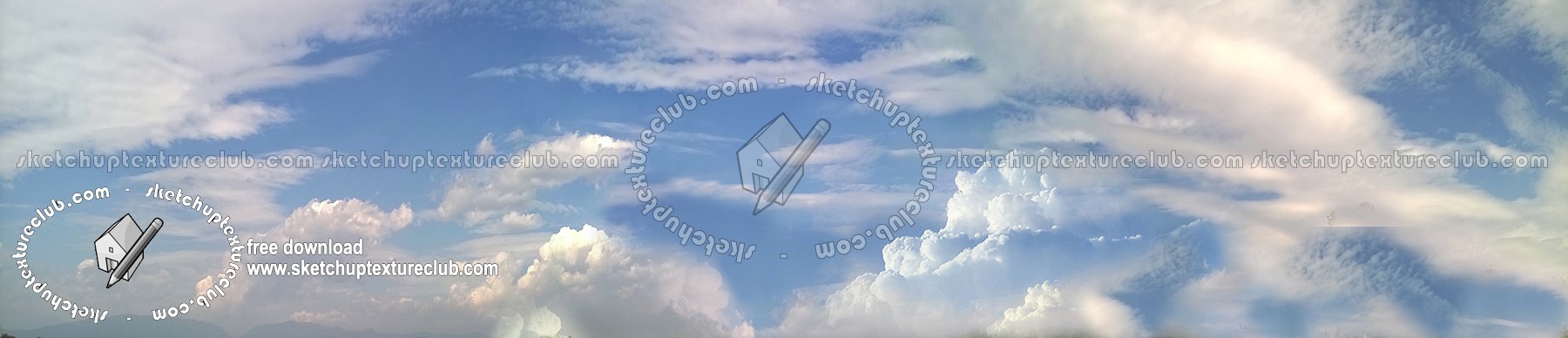 Textures   -   BACKGROUNDS & LANDSCAPES   -   SKY & CLOUDS  - Panoramic sky with clouds background 17781