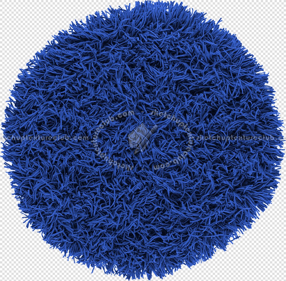 Textures   -   MATERIALS   -   RUGS   -   Round rugs  - Round long pile rug texture 19955