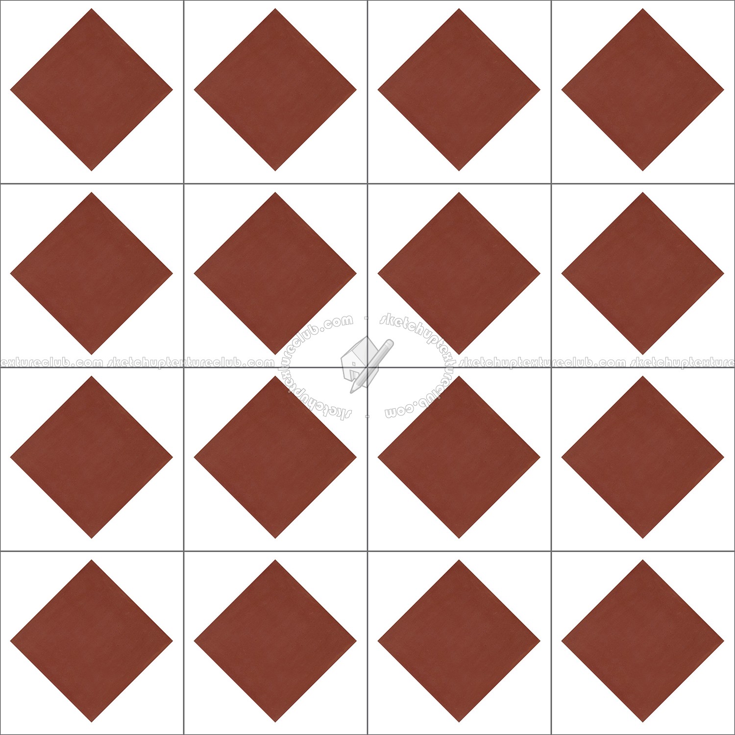 Textures   -   ARCHITECTURE   -   TILES INTERIOR   -   Cement - Encaustic   -   Checkerboard  - Checkerboard cement floor tile texture seamless 13403 (seamless)