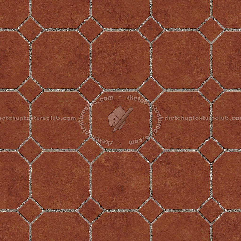 Textures   -   ARCHITECTURE   -   PAVING OUTDOOR   -   Terracotta   -   Blocks regular  - Cotto paving outdoor regular blocks texture seamless 06642 (seamless)