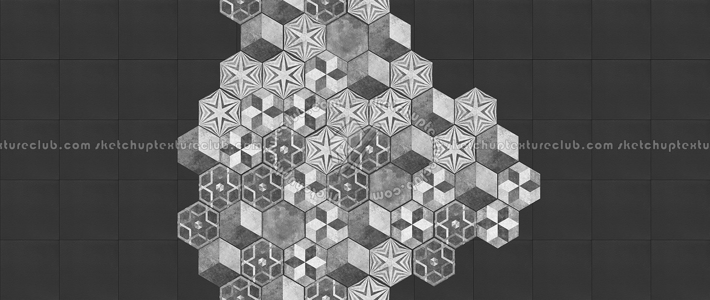 Textures   -   ARCHITECTURE   -   TILES INTERIOR   -   Hexagonal mixed  - Hexagonal tile texture seamless 16869 (seamless)