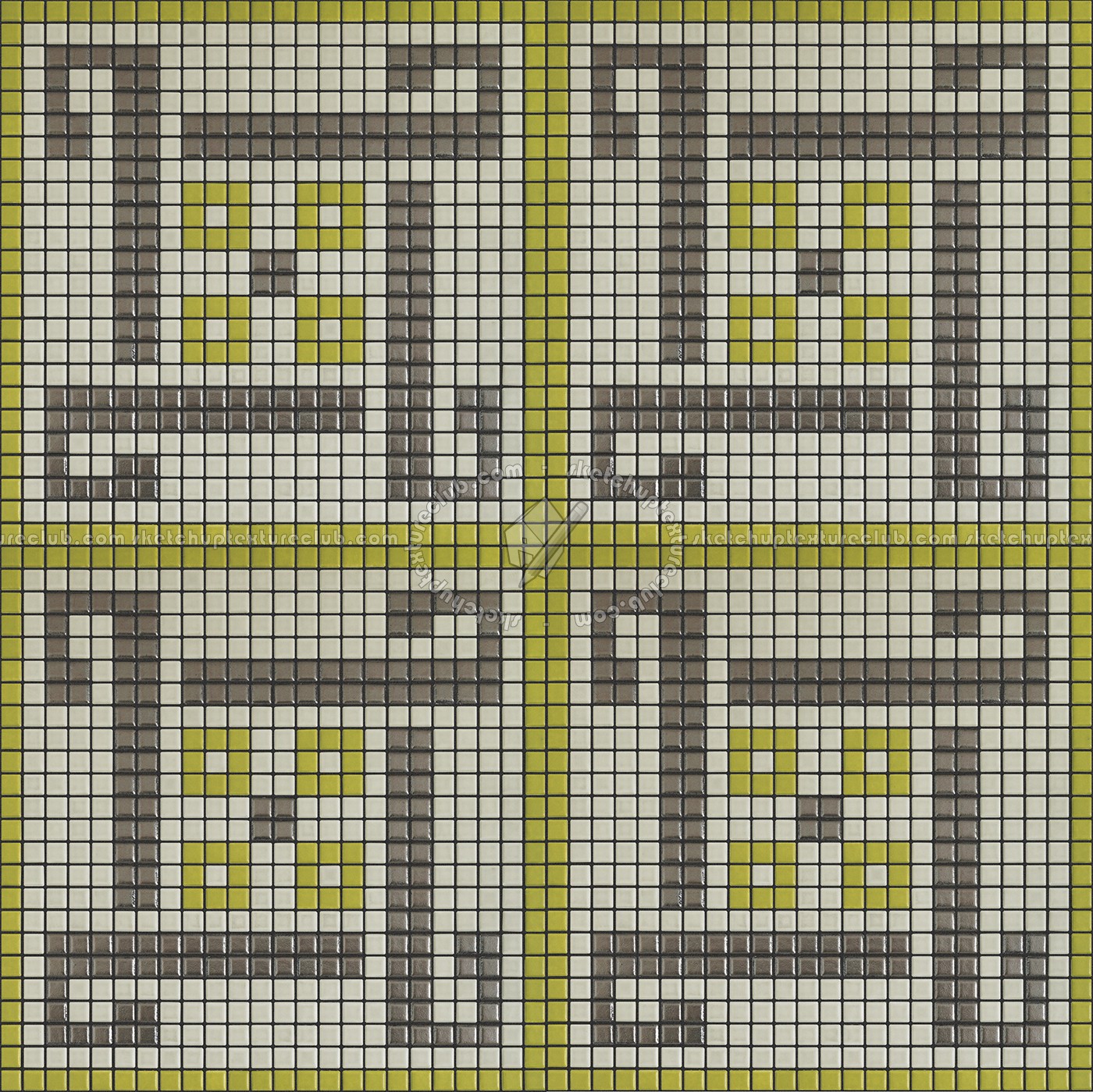 Textures   -   ARCHITECTURE   -   TILES INTERIOR   -   Mosaico   -   Classic format   -   Patterned  - Mosaico patterned tiles texture seamless 15030 (seamless)