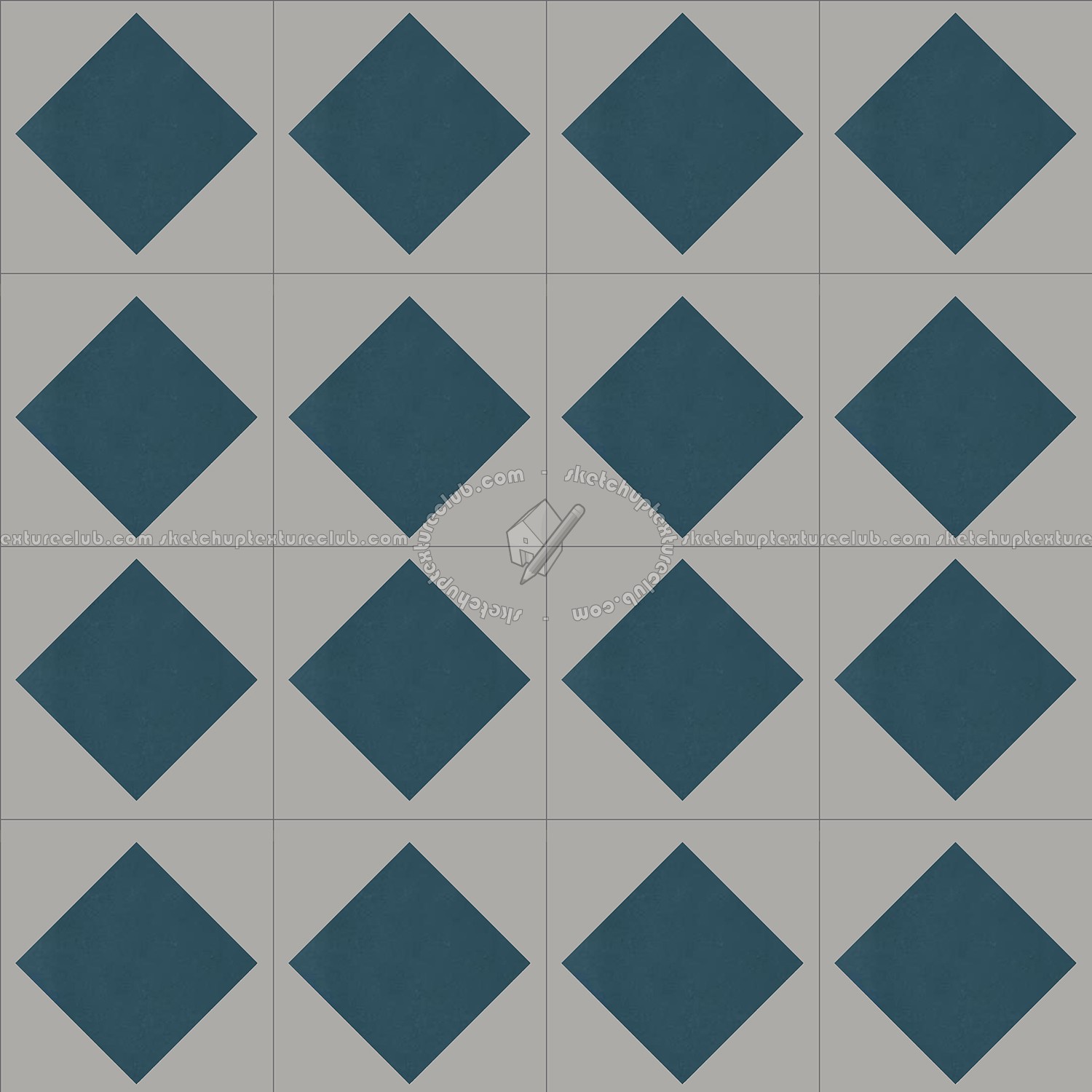 Textures   -   ARCHITECTURE   -   TILES INTERIOR   -   Cement - Encaustic   -   Checkerboard  - Checkerboard cement floor tile texture seamless 13404 (seamless)
