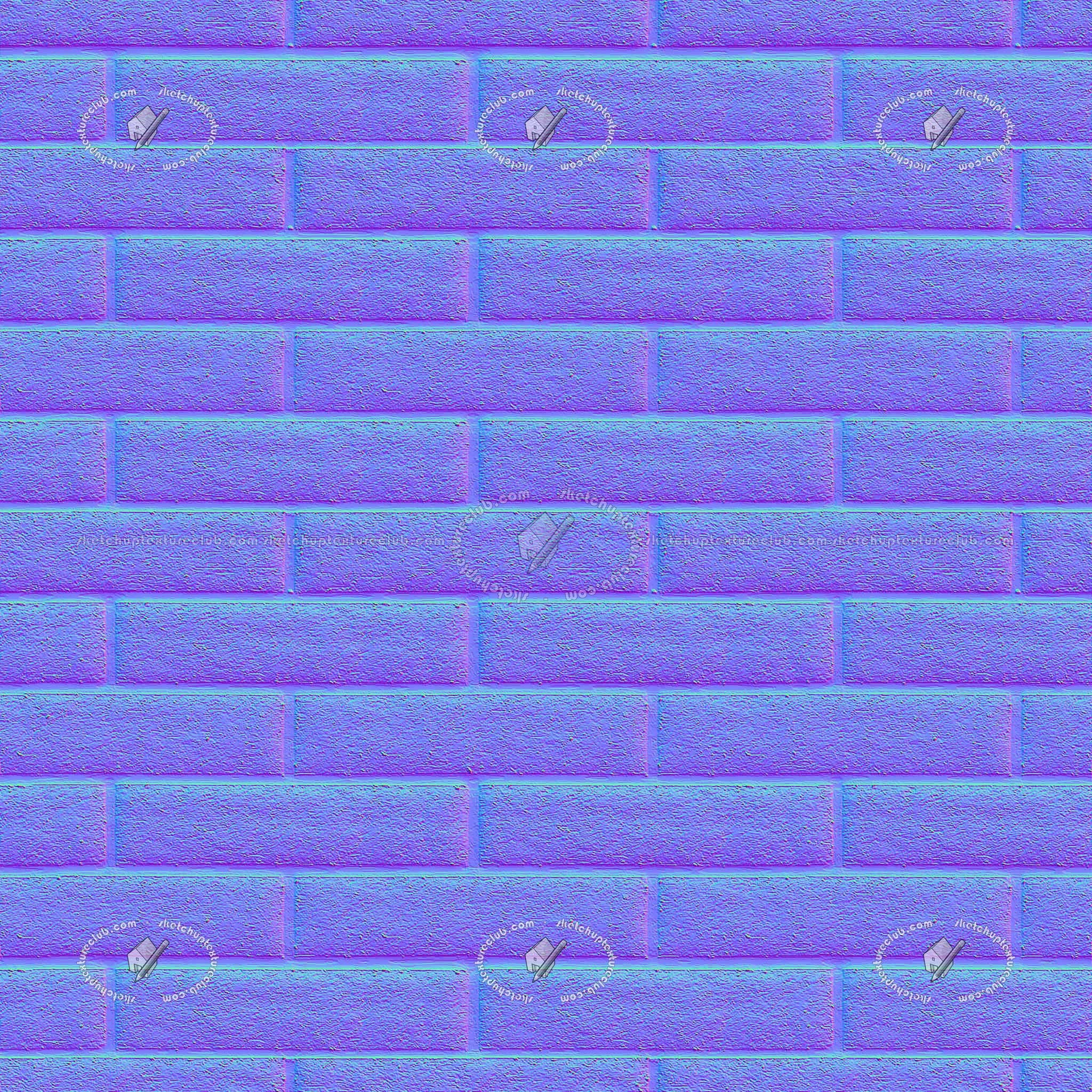 Textures   -   ARCHITECTURE   -   WALLS TILE OUTSIDE  - Dark clay tile wall cladding texture seamless 21293 - Normal