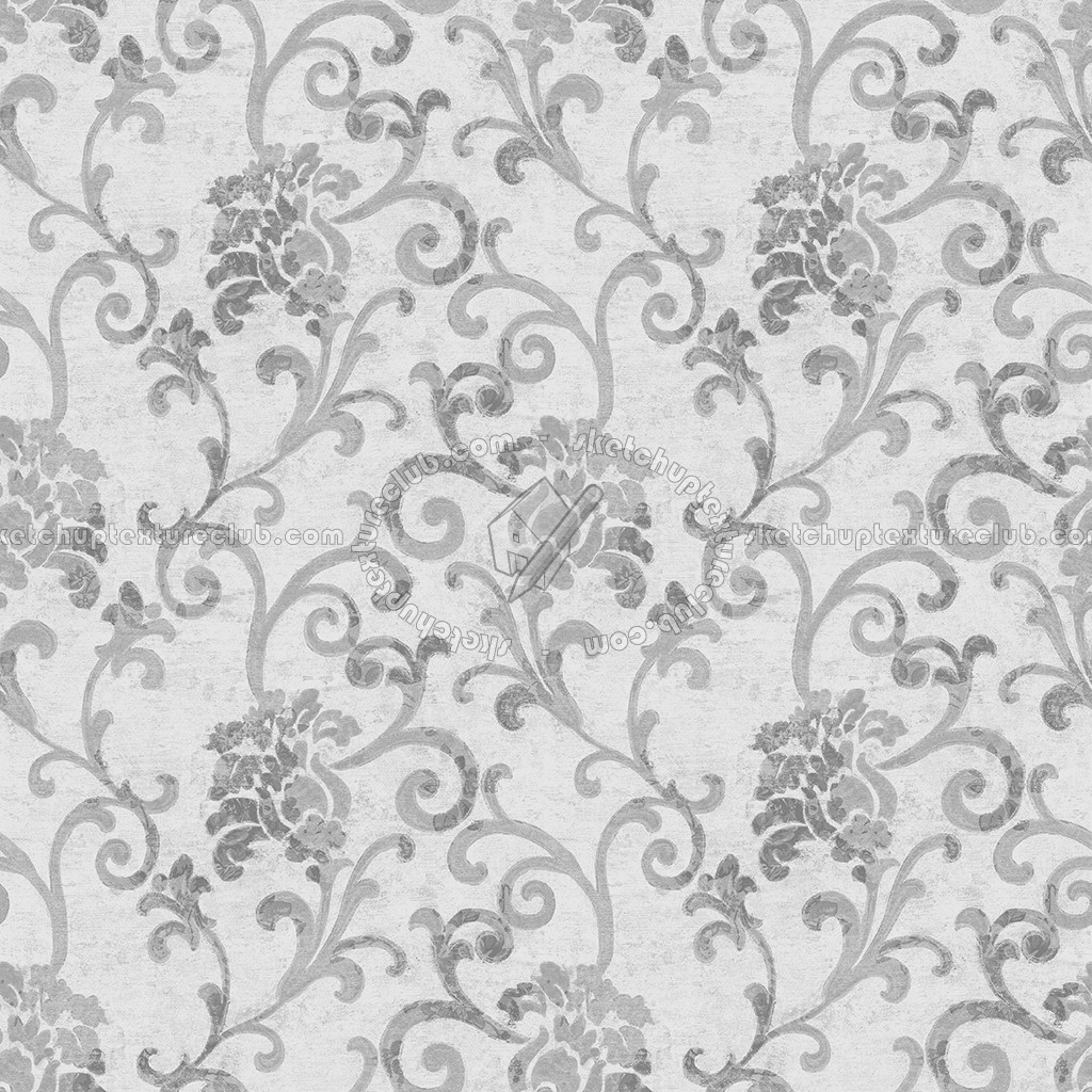 Textures   -   MATERIALS   -   WALLPAPER   -   Parato Italy   -   Creativa  - Flower english wallpaper creativa by parato texture seamless 11270 - Bump