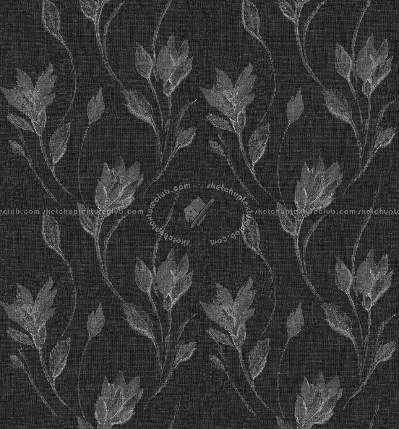 Textures   -   MATERIALS   -   WALLPAPER   -   Parato Italy   -   Immagina  - Flower wallpaper immagina by parato texture seamless 11377 - Bump
