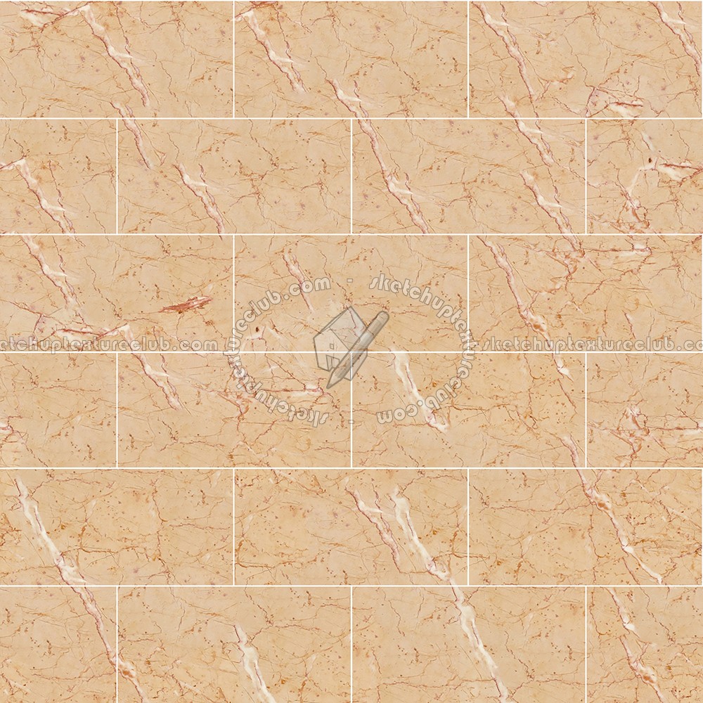 Textures   -   ARCHITECTURE   -   TILES INTERIOR   -   Marble tiles   -   Cream  - Alpinia marble tile texture seamless 14256 (seamless)