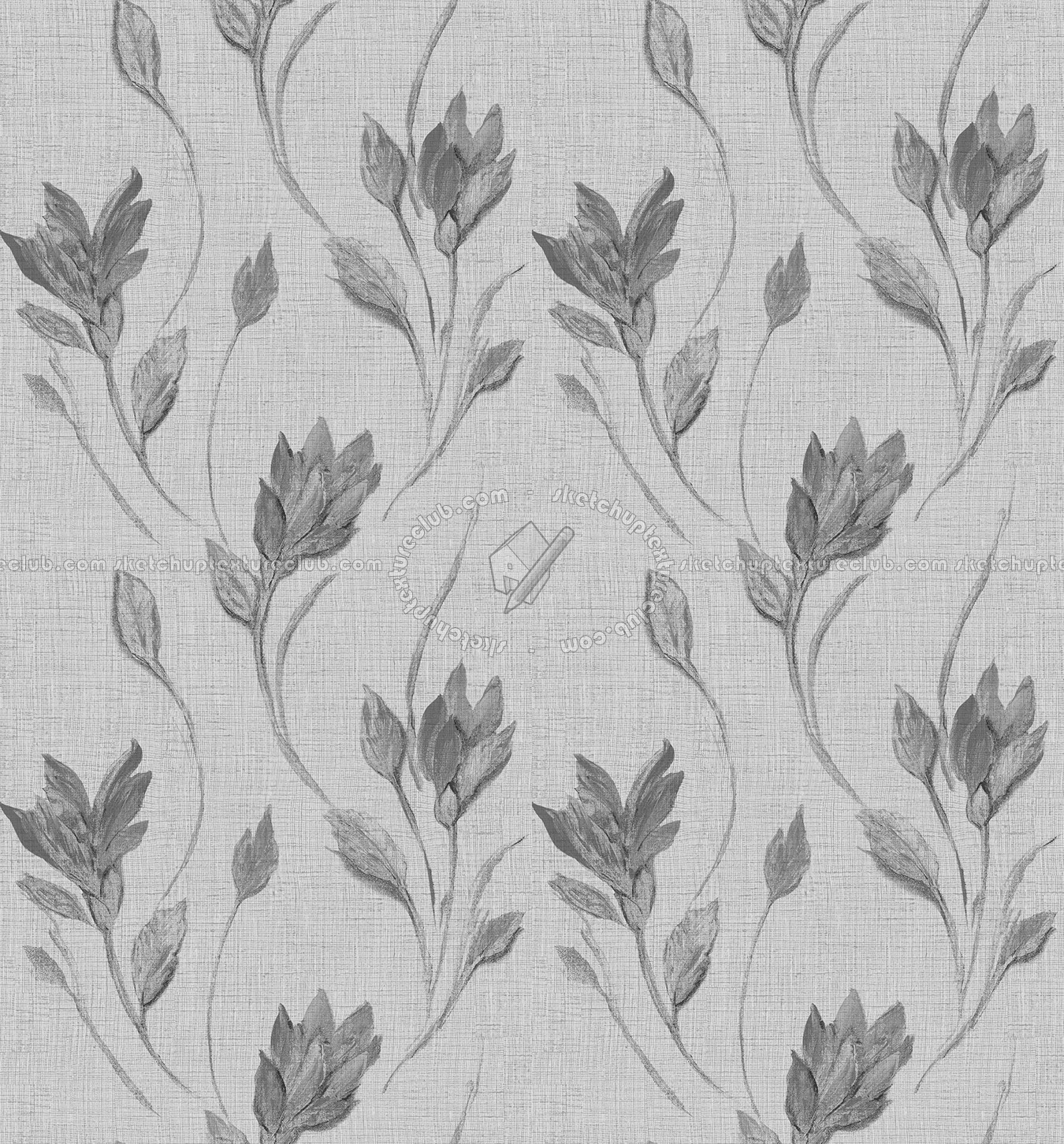 Textures   -   MATERIALS   -   WALLPAPER   -   Parato Italy   -   Immagina  - Flower wallpaper immagina by parato texture seamless 11378 - Specular
