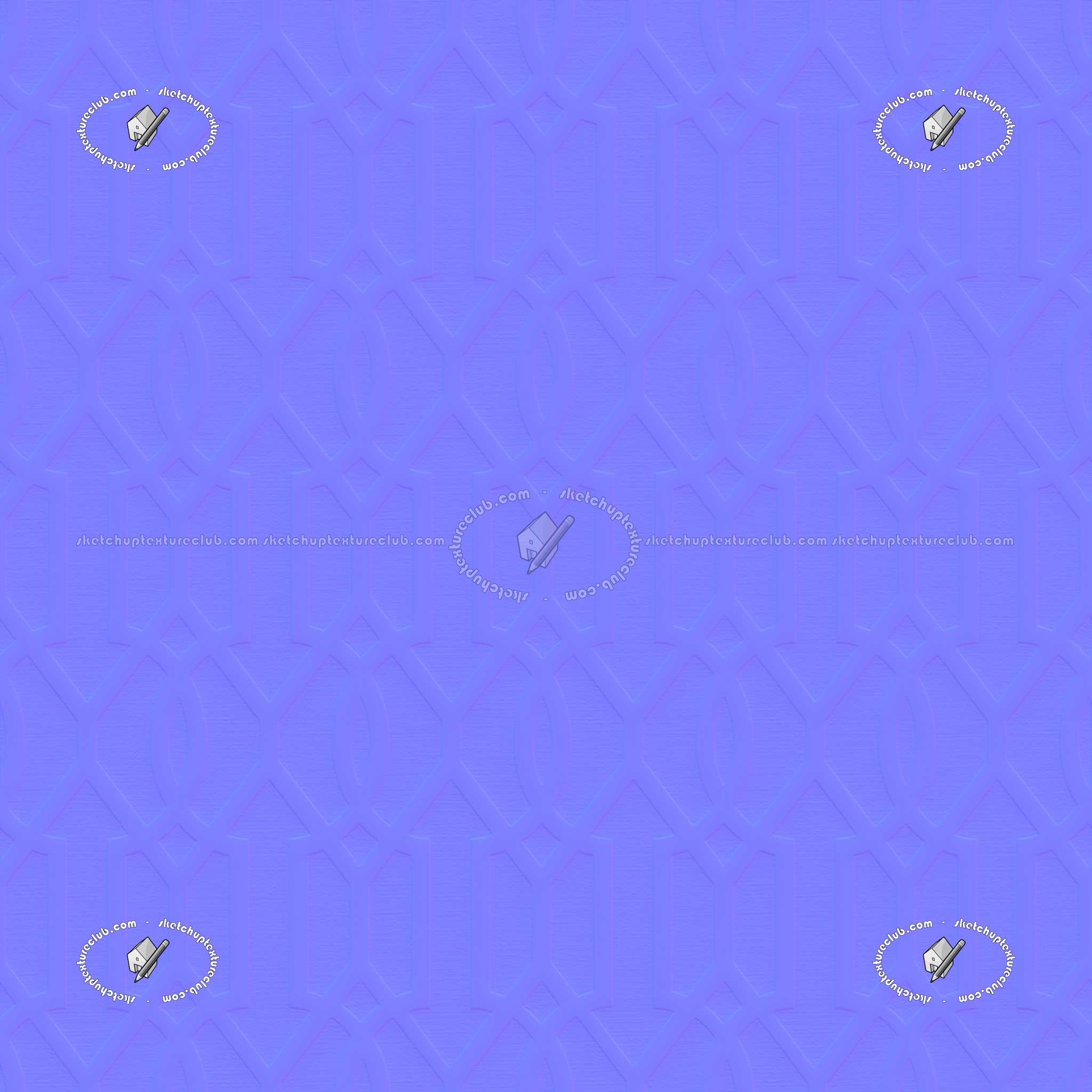 Textures   -   MATERIALS   -   FABRICS   -   Geometric patterns  - Green covering fabric geometric printed texture seamless 20943 - Normal