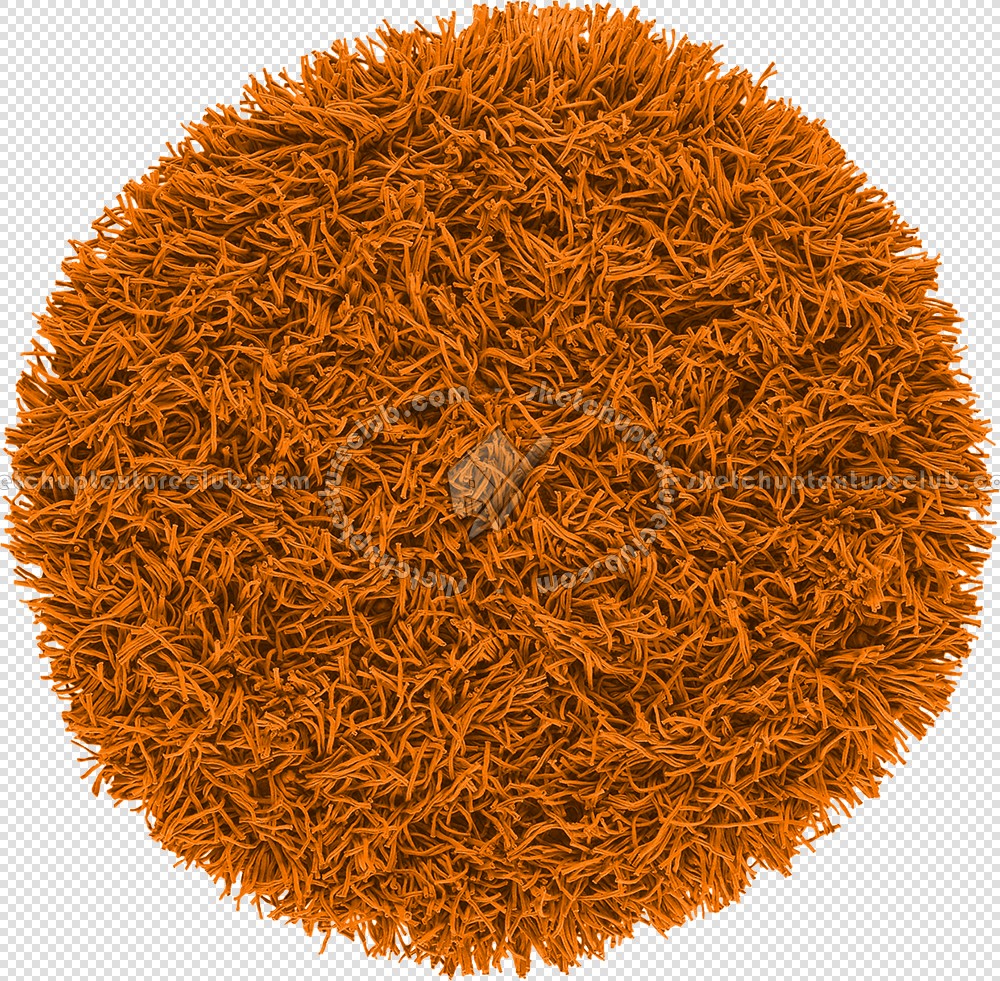 Textures   -   MATERIALS   -   RUGS   -   Round rugs  - Round long pile rug texture 19958