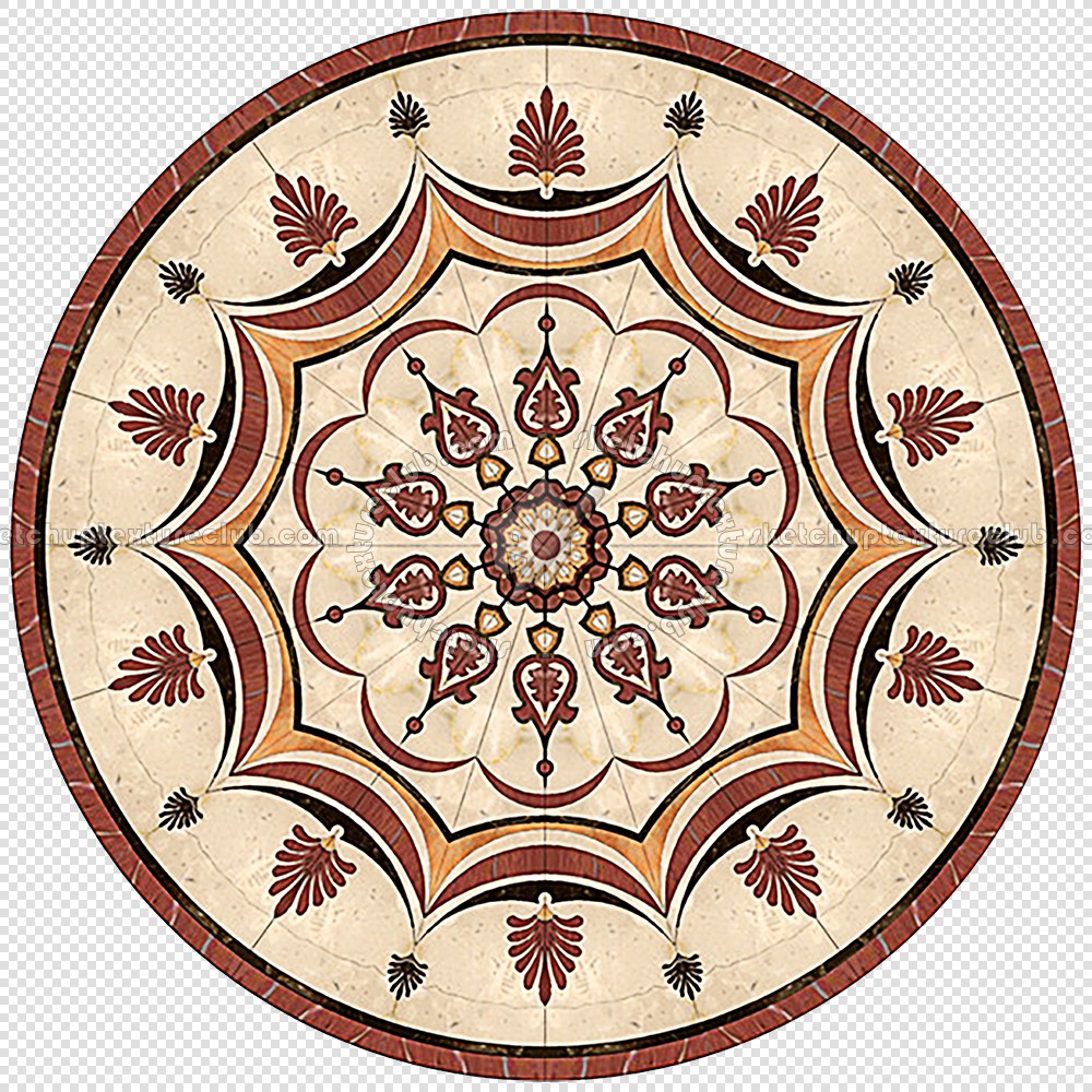 Textures   -   ARCHITECTURE   -   TILES INTERIOR   -   Water Jet   -   Medallions  - Water jet medallion texture seamless 16344 (seamless)