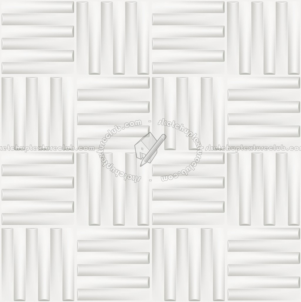 Textures   -   ARCHITECTURE   -   DECORATIVE PANELS   -   3D Wall panels   -   White panels  - White interior 3D wall panel texture seamless 02934 (seamless)