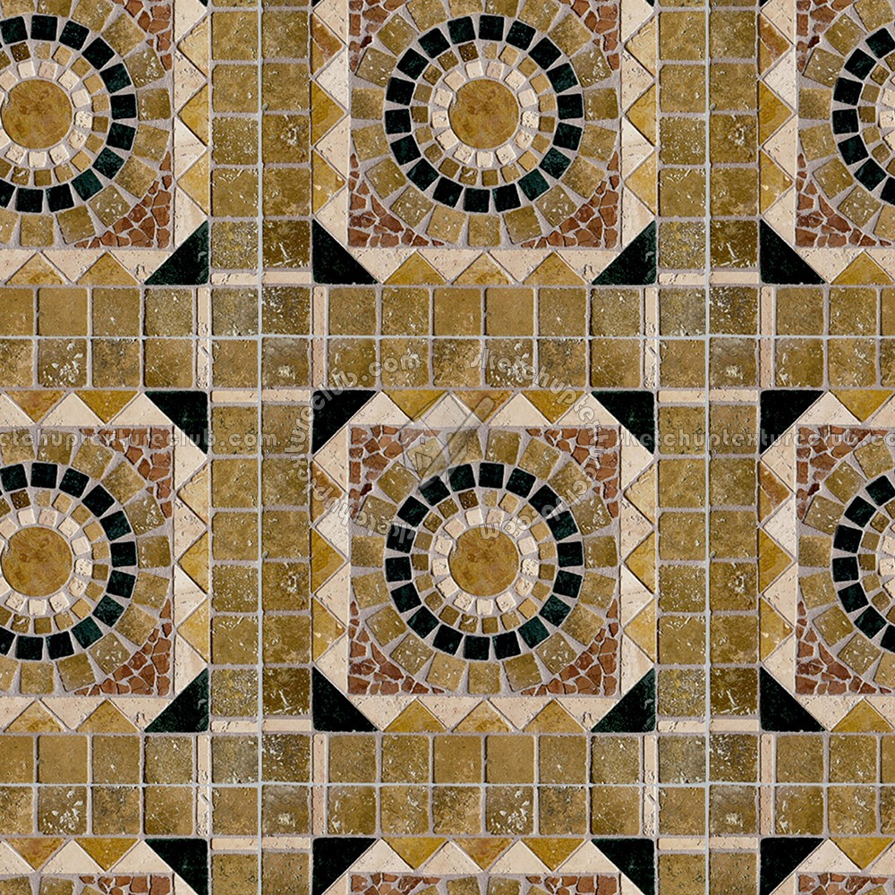 Textures   -   ARCHITECTURE   -   PAVING OUTDOOR   -   Mosaico  - Mosaic paving outdoor texture seamless 06048 (seamless)