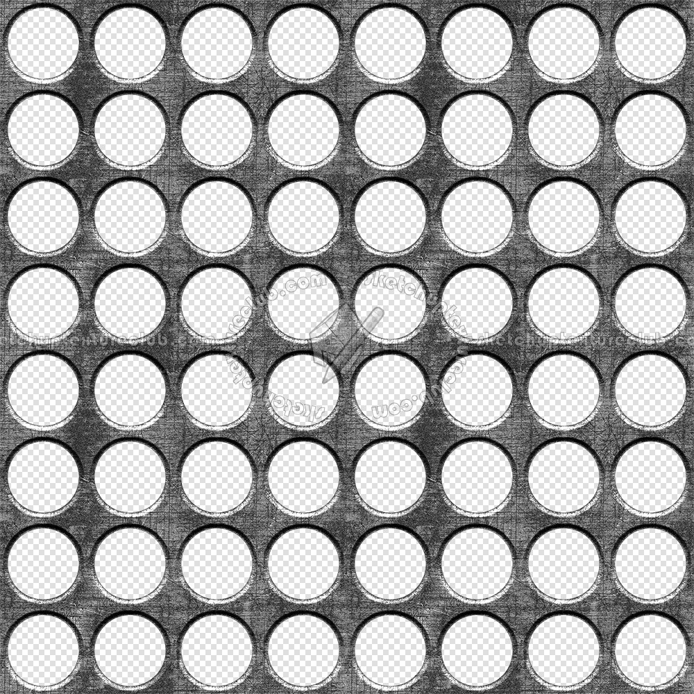 Textures   -   MATERIALS   -   METALS   -   Perforated  - Perforated metal texture seamless 10480 (seamless)