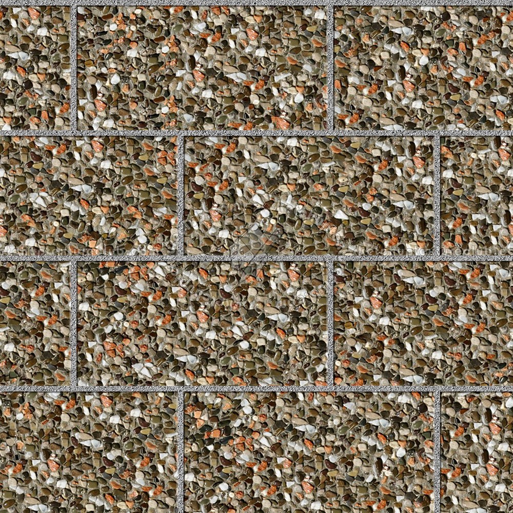 Textures   -   ARCHITECTURE   -   PAVING OUTDOOR   -   Washed gravel  - Washed gravel paving outdoor texture seamless 17858 (seamless)