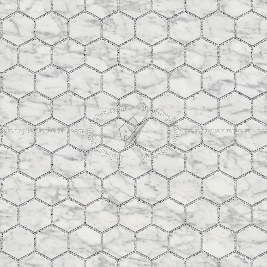 Textures   -   ARCHITECTURE   -   PAVING OUTDOOR   -   Hexagonal  - Marble paving outdoor hexagonal texture seamless 05990 (seamless)