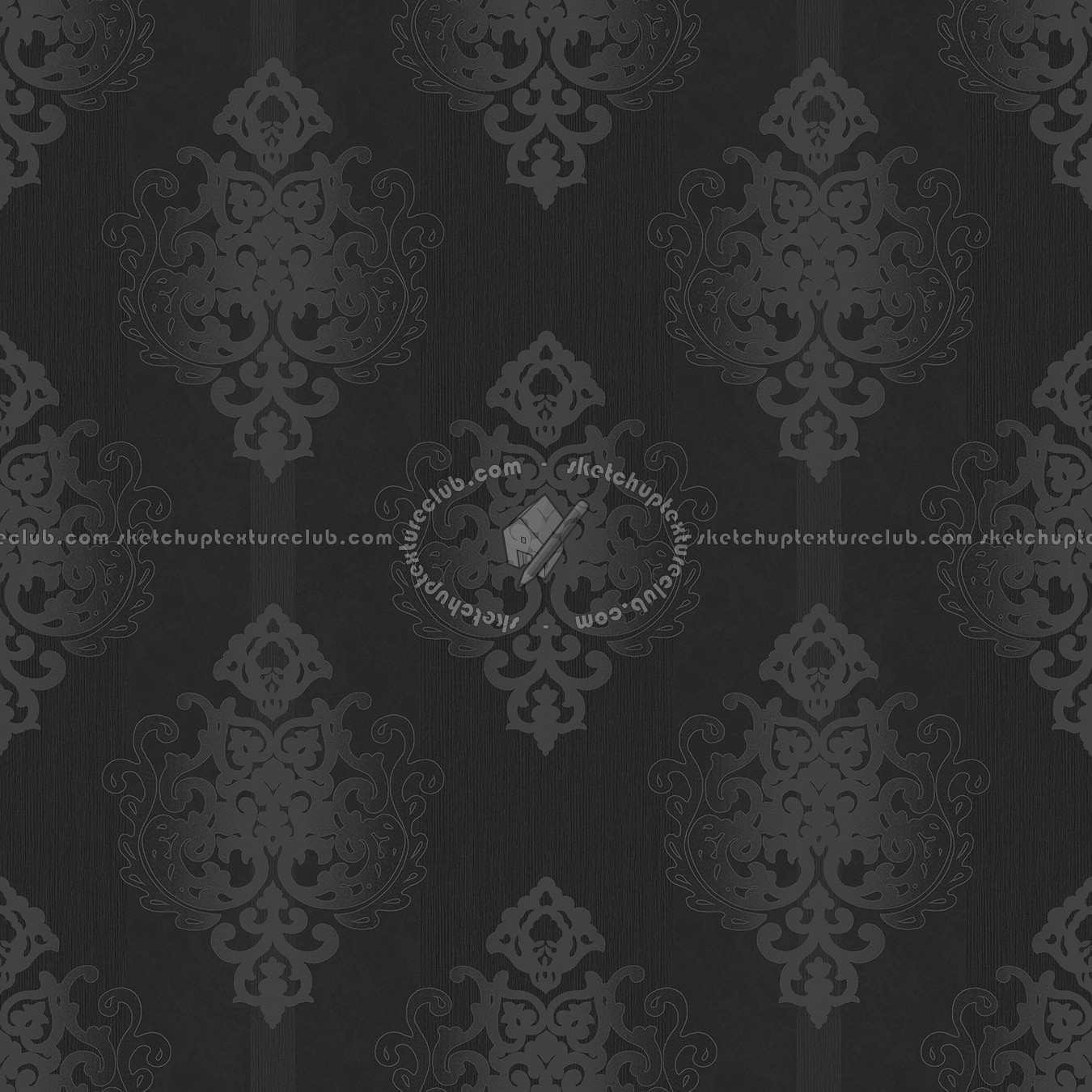 Textures   -   MATERIALS   -   WALLPAPER   -   Parato Italy   -   Dhea  - Striped damask wallpaper dhea by parato texture seamless 11290 - Bump