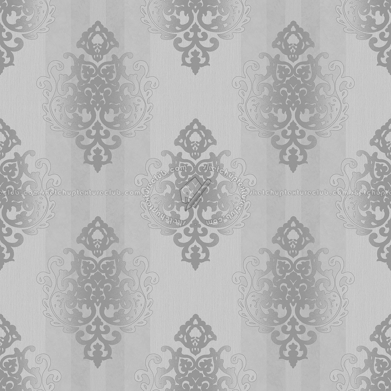 Textures   -   MATERIALS   -   WALLPAPER   -   Parato Italy   -   Dhea  - Striped damask wallpaper dhea by parato texture seamless 11290 - Specular
