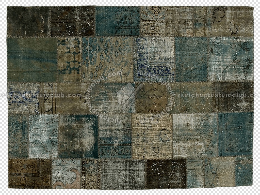 Textures   -   MATERIALS   -   RUGS   -   Vintage faded rugs  - Vintage worn patchwork rug texture 19927