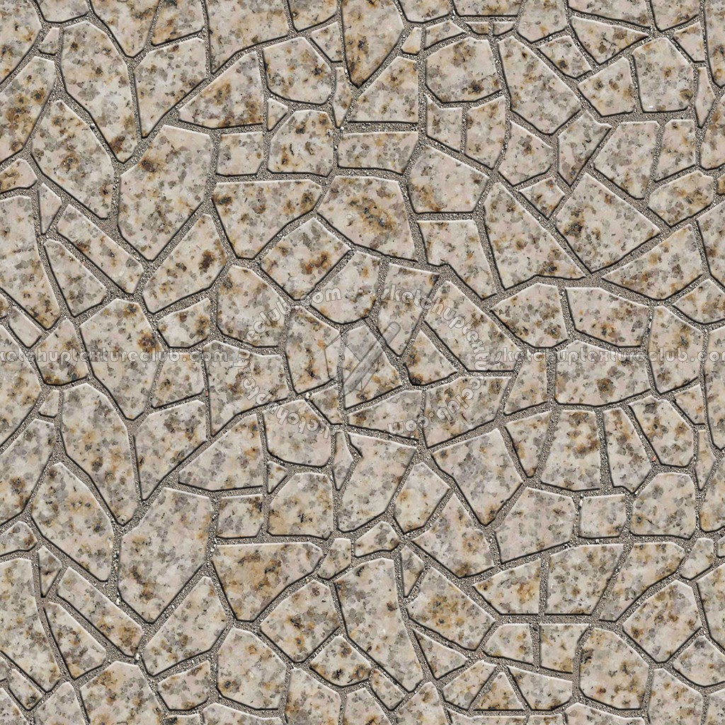 Textures   -   ARCHITECTURE   -   PAVING OUTDOOR   -   Flagstone  - Granite paving flagstone texture seamless 05874 (seamless)