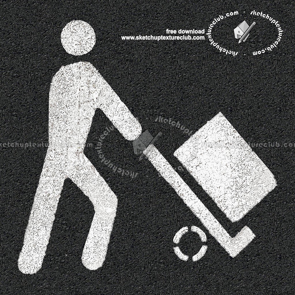 Textures   -   ARCHITECTURE   -   ROADS   -   Roads Markings  - Road markings loading and unloading goods texture 18746