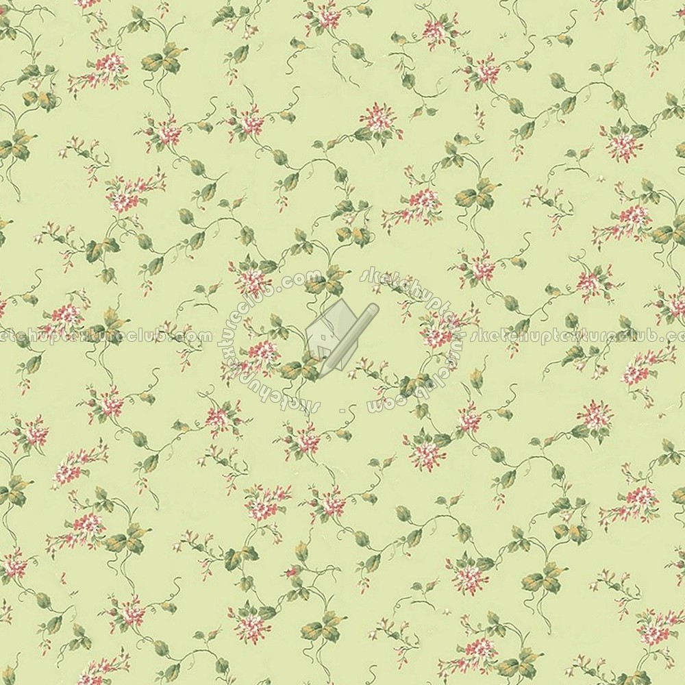 Textures   -   MATERIALS   -   WALLPAPER   -   Floral  - Floral wallpaper texture seamless 10993 (seamless)