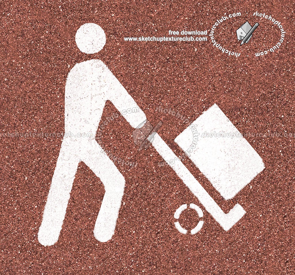 Textures   -   ARCHITECTURE   -   ROADS   -   Roads Markings  - Road markings loading and unloading goods texture 18747