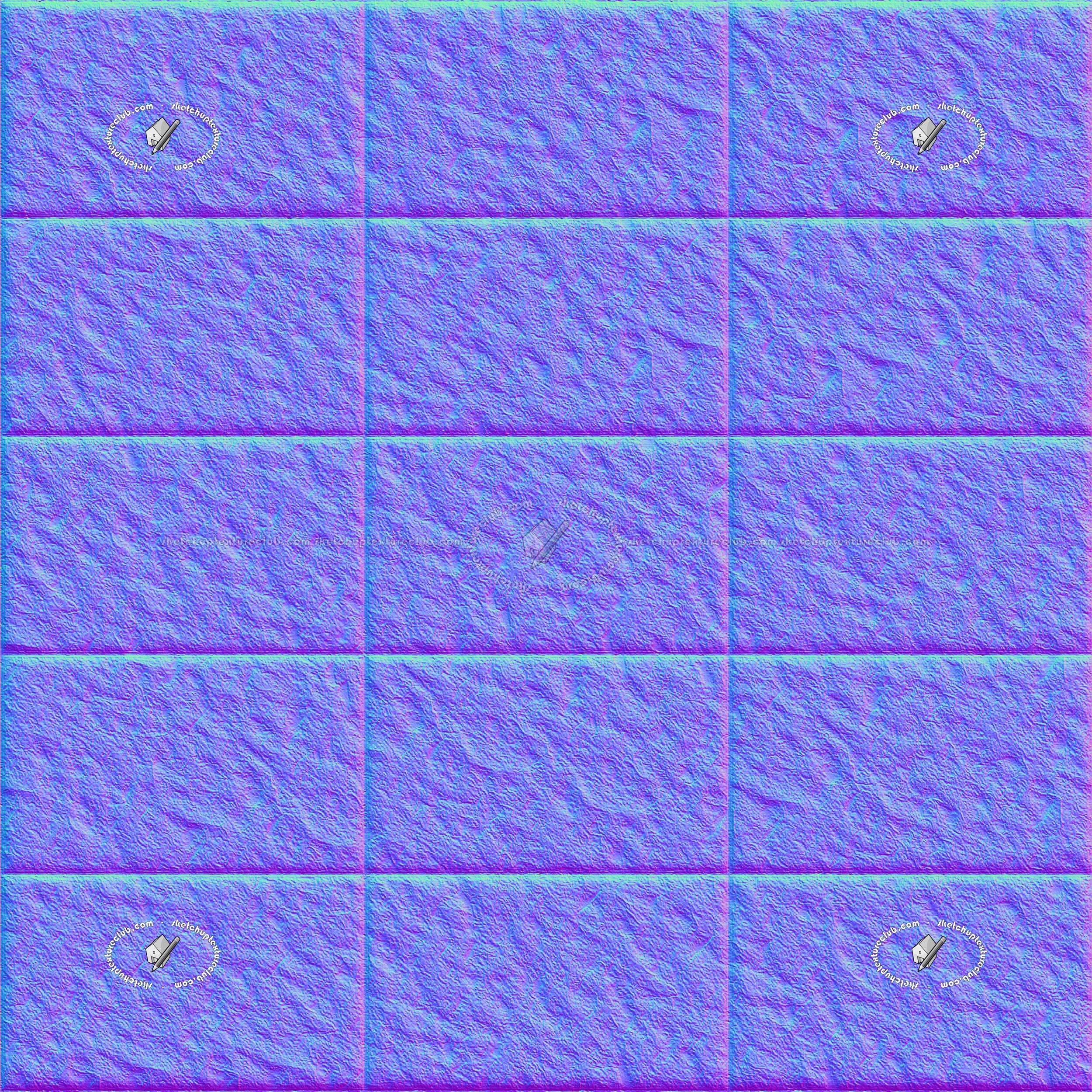 Textures   -   ARCHITECTURE   -   MARBLE SLABS   -   Marble wall cladding  - Travertine wall cladding texture seamless 20826 - Normal