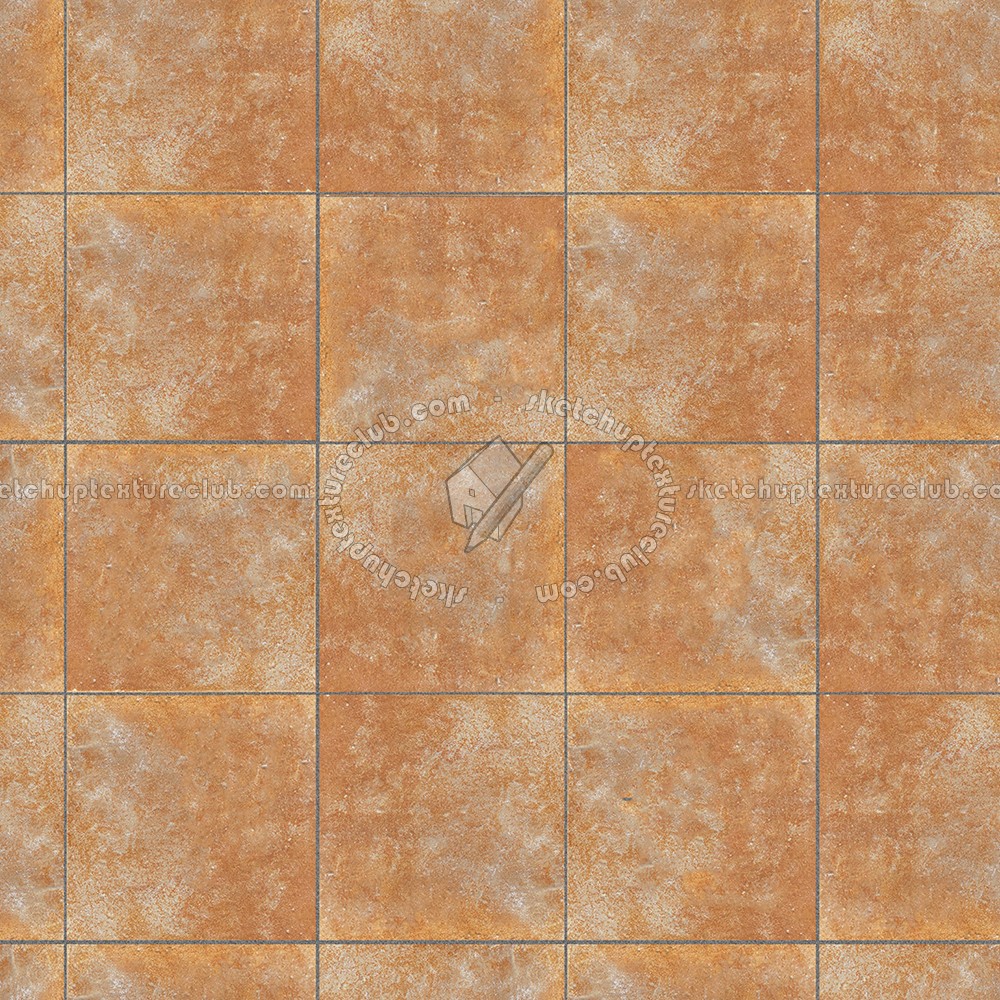 Textures   -   ARCHITECTURE   -   TILES INTERIOR   -   Terracotta tiles  - Terracotta neapolitan ocher tile texture seamless 16022 (seamless)
