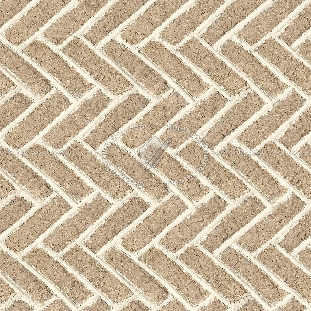 Textures   -   ARCHITECTURE   -   PAVING OUTDOOR   -   Terracotta   -   Herringbone  - Cotto paving herringbone outdoor texture seamless 06738 (seamless)