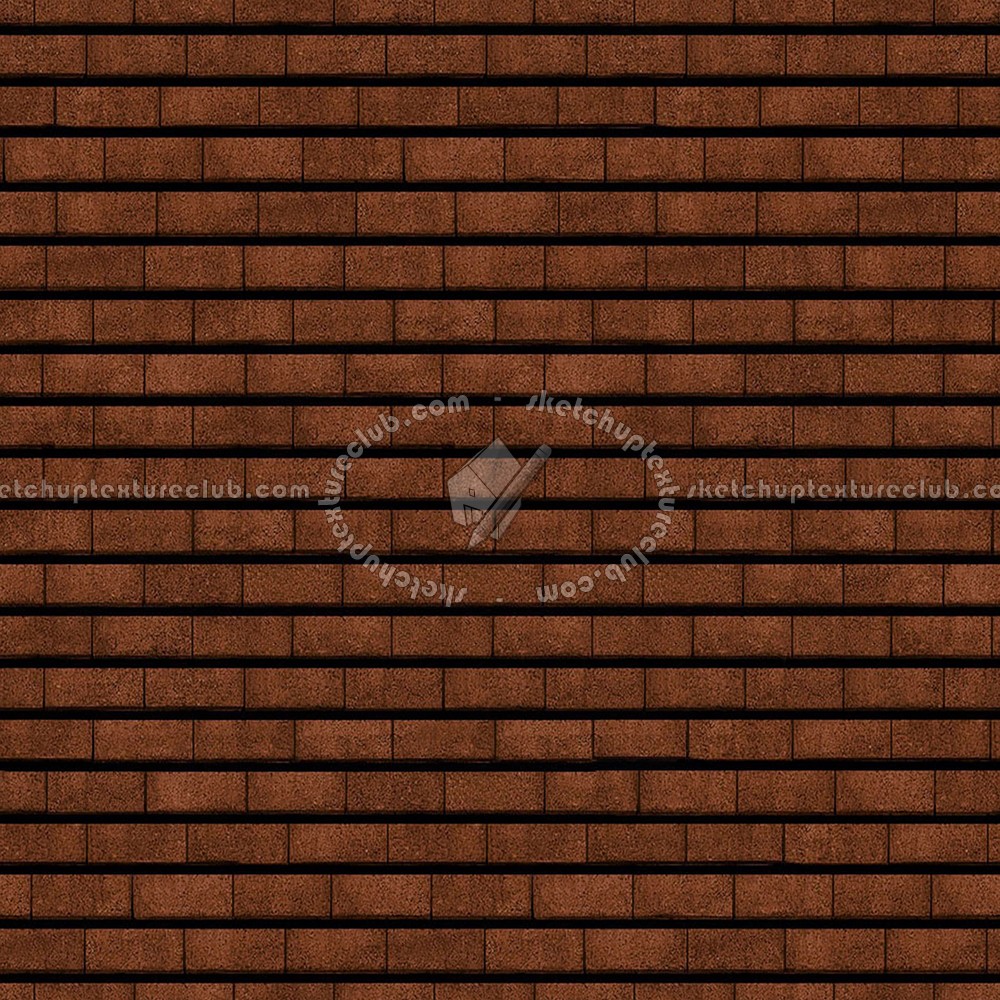 Textures   -   ARCHITECTURE   -   ROOFINGS   -   Flat roofs  - Eminence flat clay roof tiles texture seamless 03531 (seamless)