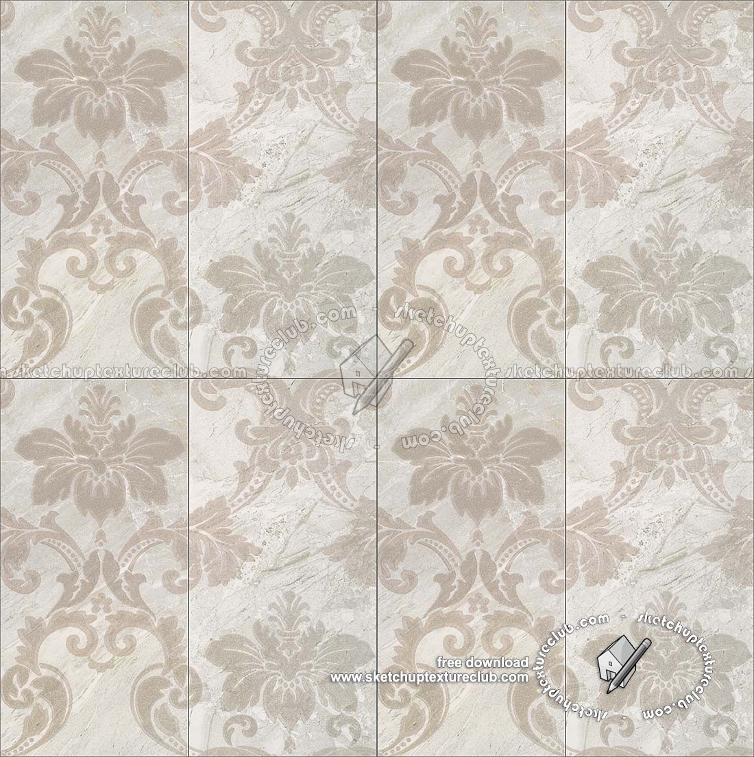 Textures   -   ARCHITECTURE   -   TILES INTERIOR   -   Marble tiles   -   coordinated themes  - Grey marble cm 30x60 texture seamless 18128 (seamless)